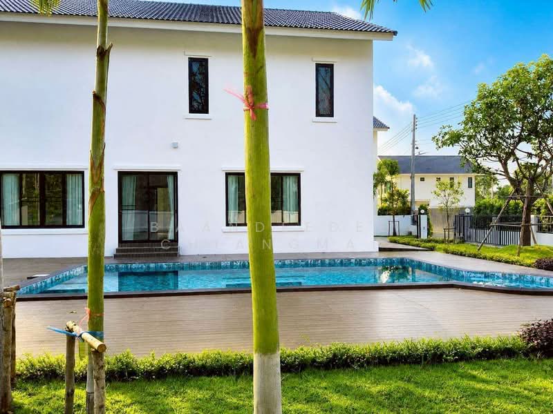 Pool Villa ให้เช่า ใกล้กาดฝรั่ง เพียง 5 นาที ค่าเช่า 120,000 บาท / เดือน รหัสทรัพย์ : No.14P031, เชียงใหม่, บ้านแหวน, หางดง, เชียงใหม่, 380 ตร.ม., บ้านเดี่ยว ให้เช่า, โดย Baandeedee Chiangmai, 500394243 - DDproperty.com