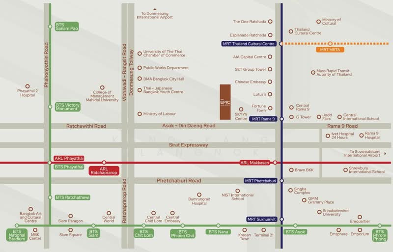 NUE Epic Asoke-Rama 9 : นิว อีปิค อโศก-พระราม 9, กรุงเทพ, ถนนพระราม 9, ห้วยขวาง, กรุงเทพ, 26 ตร.ม., คอนโด ขาย, โดย Kang-Kang Klangnok, 500395030 - DDproperty.com
