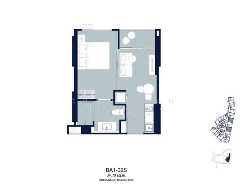 Aquarous Jomtien Pattaya, Chon Buri (Pattaya), 188 Pattaya City, Bang Lamung District, Chon Buri, Bang Lamung, Bang Lamung (Pattaya), Chon Buri (Pattaya), 1 Bedroom, 34 sqm, Condo For Sale, by Chaweewan Puekpong, 500396861 - DDproperty.com