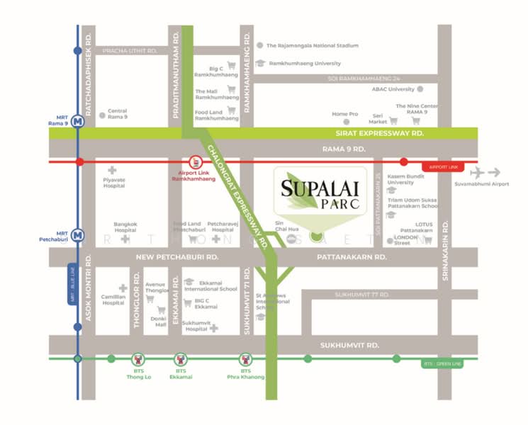 Supalai Parc Ekkamai-Pattanakarn, Bangkok, Suan Luang, Bangkok, 2 Bedrooms, 66 sqm, Condo For Sale, by Sirithong Saetang, 500397105 - DDproperty.com