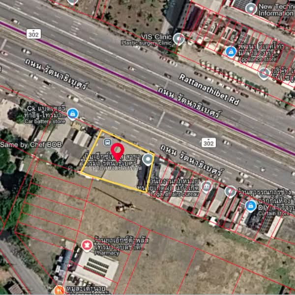 ที่ดิน ติดถนนรัตนาธิเบศร์ ใกล้แยกไทรม้า เนื้อที่ 231 ตร.ว. หน้ากว้าง 34 เมตร, Nonthaburi, Bang Rak Noi, Muang Nonthaburi, Nonthaburi, , 924 sqm, Land For Sale, by คุณ ณิชาภา, 500397560 - DDproperty.com
