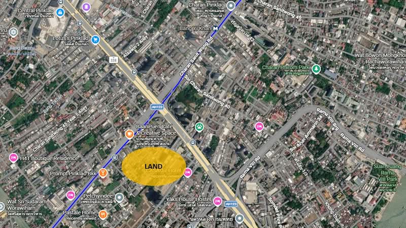 กรุงเทพ, กรุงเทพ, อรุณอมรินทร์, บางกอกน้อย, กรุงเทพ, 22,413 ตร.ม., ที่ดิน ขาย, โดย วิทวัช, 500398186 - DDproperty.com