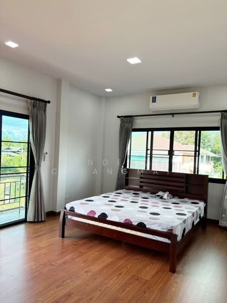 A house for rent near Big C Don Chan, Chiang Mai Rental Price: 50,000THB/month Property ID: No.7H180, Chiang Mai, Chai Sa Than, Saraphi, Chiang Mai, 4 Bedrooms, 400 sqm, Single Detached House For Rent, by Baandeedee Chiangmai, 500398318 - DDproperty.com