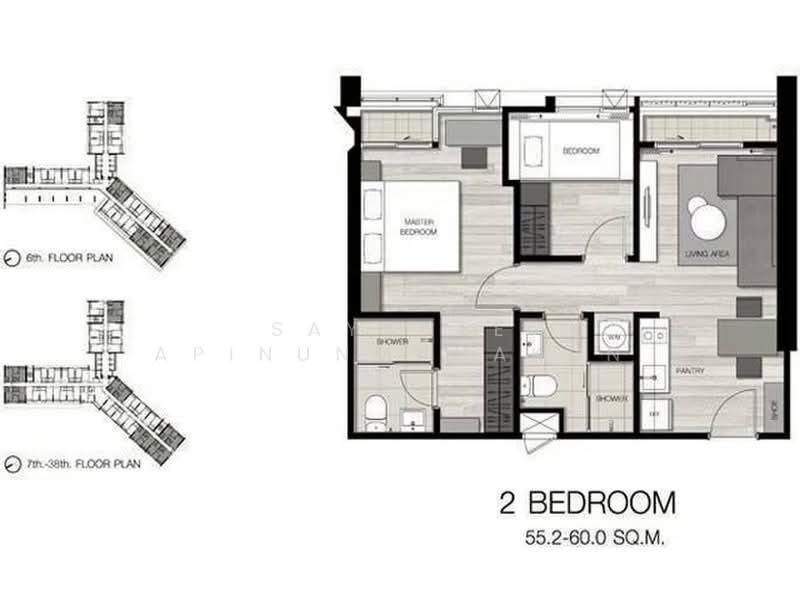 The Key Sathorn-Charoenraj : เดอะ คีย์ สาทร – เจริญราษฎร์, กรุงเทพ, 3725-4334 ถนนเจริญราษฎร์, บางโคล่, บางคอแหลม, กรุงเทพ, 55 ตร.ม., คอนโด ขาย, โดย Sayanee Apinunmahakun, 500398547 - DDproperty.com