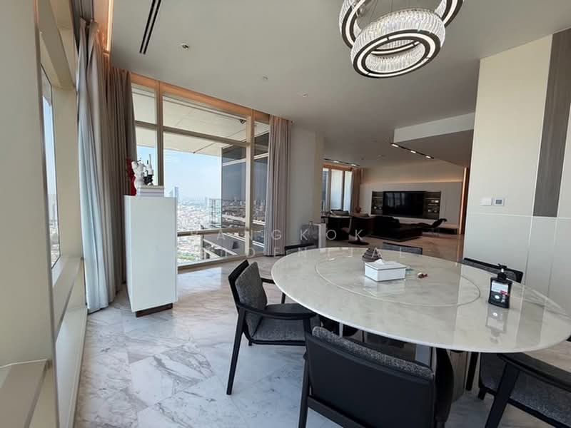Four Seasons Private Residences, Bangkok, 300 Charoen Krung Road, Yan Nawa, Sathon, Bangkok, 4 Bedrooms, 380 sqm, Condo For Rent, by Bangkok Residential, 500398874 - DDproperty.com