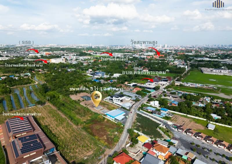 ขายที่ดินคลองพระอุดม ปากเกร็ด 3 ไร่ ถมแล้ว ใกล้ชัยพฤกษ์ SISB, นนทบุรี, คลองพระอุดม, ปากเกร็ด, นนทบุรี, 4,805 ตร.ม., ที่ดิน ขาย, โดย ลุงเอ็ม ไทยพร็อพเพอร์ตี้อินเวสเตอร์, 500399168 - DDproperty.com