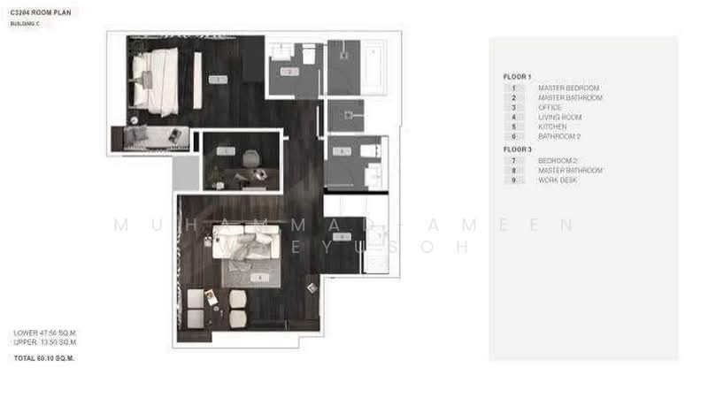 Park Origin Thonglor, Bangkok, Soi Thonglor 10, Sukhumvit Road, Khlong Tan Nua, Watthana, Bangkok, 2 Bedrooms, 61 sqm, Condo For Sale, by Muhammad-ameen Waeyusoh, 500399592 - DDproperty.com