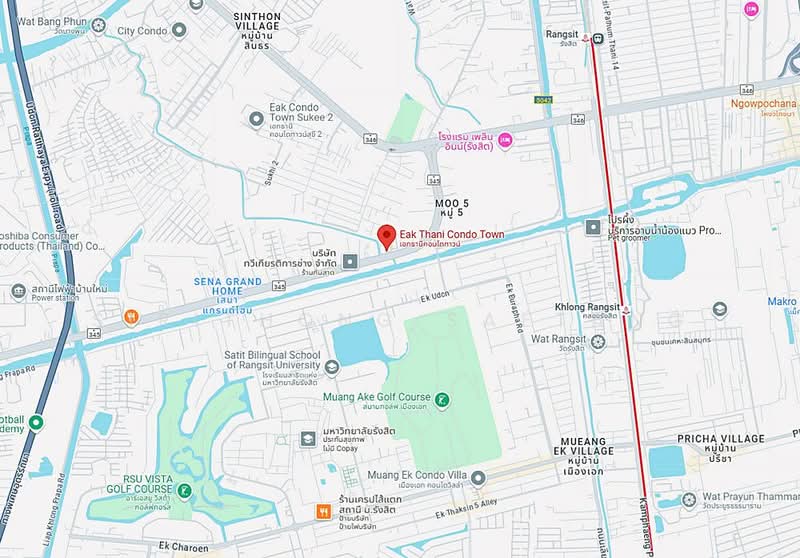 Eak Thani Condo Town, Pathum Thani, Bang Phun, Muang Pathum Thani, Pathum Thani, Studio, 28 sqm, Condo For Rent, by Sirithong Saetang, 500399936 - DDproperty.com