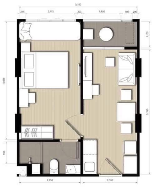 Elio Sukhumvit 64 : เอลลิโอ สุขุมวิท 64, Bangkok, 99 ซอยสุขุมวิท 64, Bang Chak, Phra Khanong, Bangkok, 1 Bedroom, 30 sqm, Condo For Rent, by ปรียาภรณ์ ภู่เจริญ, 500400304 - DDproperty.com
