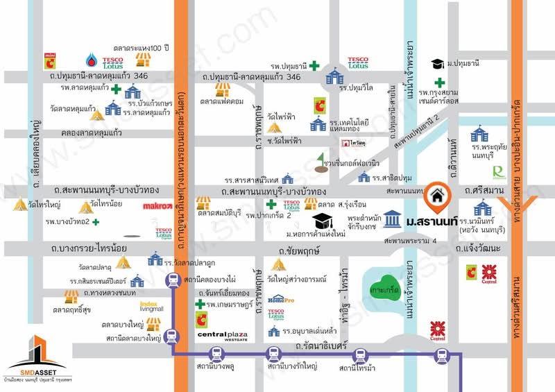 ขายราคาพิเศษ ทาวน์เฮ้าส์ 3.5 ชั้น ม.สรานนท์ ขนาด 18 ตร.ว. 4 ห้องนอน 3 ห้องน้ำ บ้านสวยมาก ฟังชั่นบ้าน, นนทบุรี, ติวานนท์-ปากเกร็ด, ปากเกร็ด, นนทบุรี, 180 ตร.ม., ทาวน์เฮ้าส์ ขาย, โดย วิภา รุ่งธุระ, 500400716 - DDproperty.com
