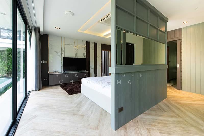 Luxury Pool Villa for Rent near Big C Mae Hia, Chiang Mai Rental Price: 130,000 THB / month No.9P022, Chiang Mai, San Phak Wan, Hang Dong, Chiang Mai, 4 Bedrooms, 650 sqm, Single Detached House For Rent, by Baandeedee Chiangmai, 500402154 - DDproperty.com