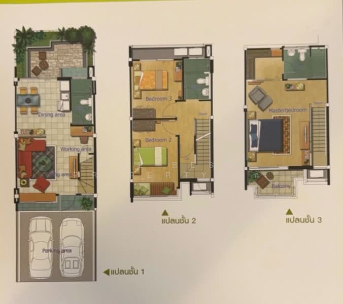 Baan Mai Thepharak-Wongwaen, Samut Prakan, Thepharak Road, Bangphli Yai, Bang Plee, Samut Prakan, 3 Bedrooms, 150 sqm, Townhouse For Sale, by The Best Property นก, 500402969 - DDproperty.com