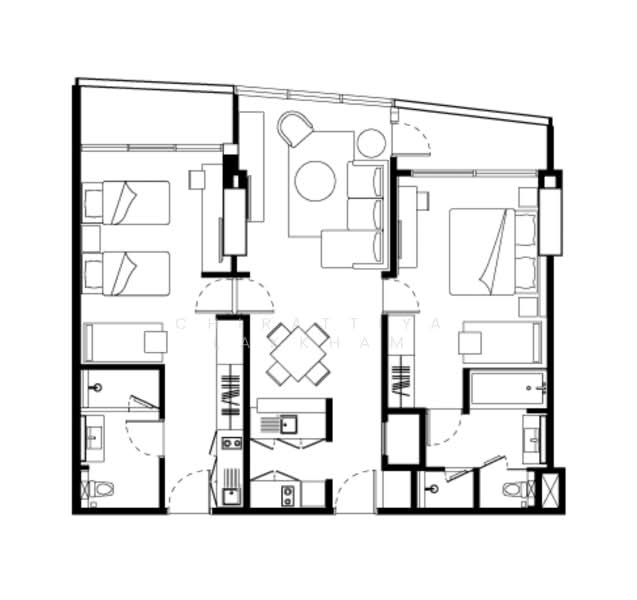 Somerset Riverside, Bangkok, Charoen Nakhon Rd, Khlong Ton Sai, Khlong San, Bangkok, 2 Bedrooms, 90 sqm, Apartment For Rent, by Chirattiya Lakkham, 500404213 - DDproperty.com