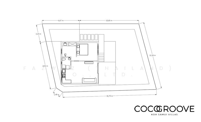 วิลล่า 1 ห้องนอน Cocogroove 2 ตลิ่งงาม สมุย ส่วนตัว น่าลงทุน, สุราษฎร์ธานี, ตลิ่งงาม, เกาะสมุย, สุราษฎร์ธานี, 52 ตร.ม., วิลล่า ขาย, โดย Fazwaz (Thailand) Co., Ltd., 500405529 - DDproperty.com