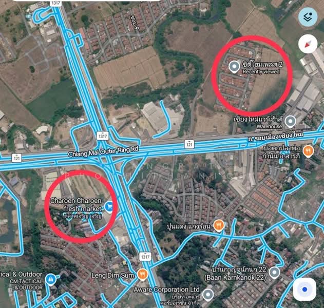 บ้านเดี่ยวติดแยกตลาดเจริญ เจริญ และถนนสันกำแพงสายใหม่ ซีตี้ โฮมเพลส 2, เชียงใหม่, ป่าบง, สารภี, เชียงใหม่, 250 ตร.ม., บ้านเดี่ยว ขาย, โดย Duangrat Phothiphanich, 500405619 - DDproperty.com