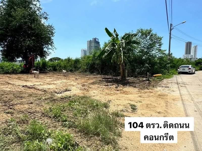 ขายที่ดินหนองปรือ พัทยาฝั่งทะเล 104 ตรว. ทำเลดีซอยสุขุมวิทพัทยา66 ถมแล้วใกล้หาดจอมเทียน-1.8กม, ชลบุรี, หนองปรือ, บางละมุง, ชลบุรี, 416 ตร.ม., ที่ดิน ขาย, โดย RICHWELL INTERPLUS, 500405716 - DDproperty.com