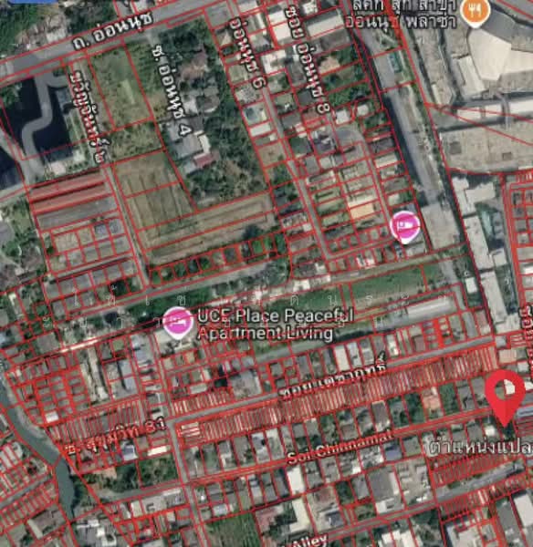 Long-Term Land for Lease in Chinnamat Soi, On Nut, Suan Luang 108 sq.w, Bangkok, On Nut, Suan Luang, Bangkok, , 432 sqm, Land For Rent, by คุณลี, 500405949 - DDproperty.com