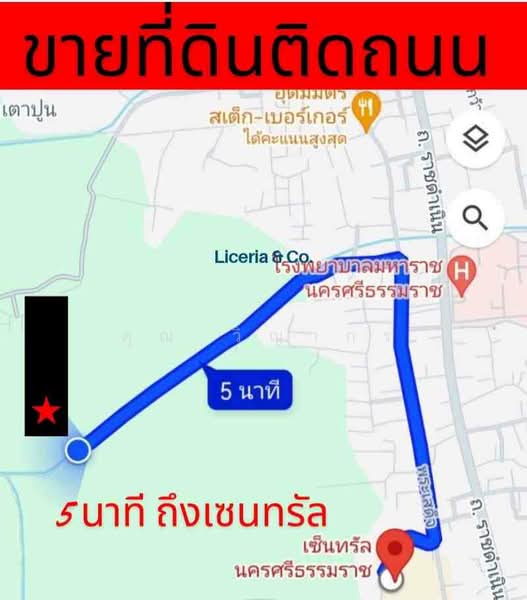 ขายที่ดินเปล่า ใกล้แหล่งรพ. ห้าง และโรงเรียน อำเภอเมืองนครศรีธรรมราช, Nakhon Si Thammarat, Mamuang Song Ton, Muang Nakhon Sri Thammarat, Nakhon Si Thammarat, , 17,600 sqm, Land For Sale, by คุณ วิญากร, 500406289 - DDproperty.com
