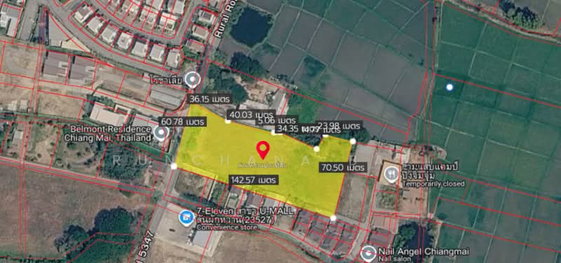 L128 ขายที่ดิน 5 ไร่ ใกล้ Lanna International School และ North Hill Golf Club | หางดง เชียงใหม่, เชียงใหม่, สันผักหวาน, หางดง, เชียงใหม่, 8,000 ตร.ม., ที่ดิน ขาย, โดย Runchana Ball, 500406343 - DDproperty.com