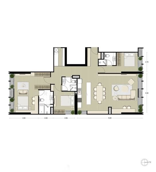 Noble BE33, Bangkok, 19 Soi Sukhumvit 33, Khlong Tan Nua, Watthana, Bangkok, 3 Bedrooms, 135 sqm, Condo For Sale, by PROPMATCH CO., LTD., 500406501 - DDproperty.com