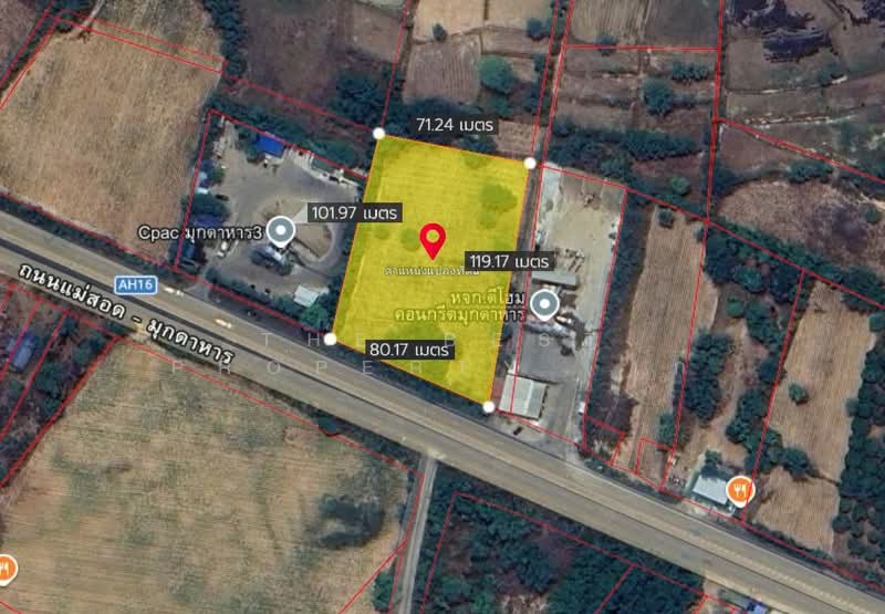 ที่ดินเมืองมุกดาหาร มุกดาหาร, Mukdahan, Mukdahan, Muang Muddahan, Mukdahan, , 8,284 sqm, Land For Sale, by The Best Property เก๋, 500406507 - DDproperty.com