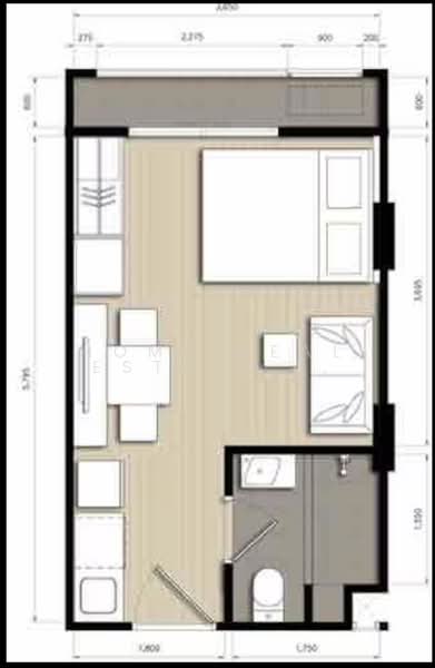 Elio Del Ray, Bangkok, 95 Sukhumvit 64 Road, Bang Chak, Phra Khanong, Bangkok, 1 Bedroom, 24 sqm, Condo For Sale, by HOME Real Estate Service, 500406740 - DDproperty.com
