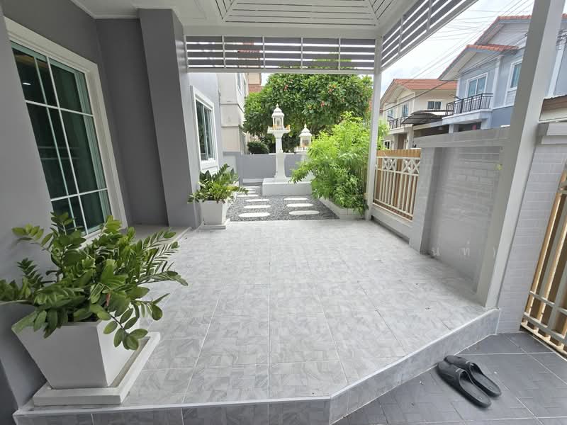 Baan Fah Piyarom Premier Park Phase 10, Pathum Thani, Bung Kham Proi, Lam Luk Ka, Pathum Thani, 3 Bedrooms, 120 sqm, Semi-Detached House (Twin House) For Sale, by นภัสศรณ์ วงศ์สินไทยกร (นันท์), 500407024 - DDproperty.com