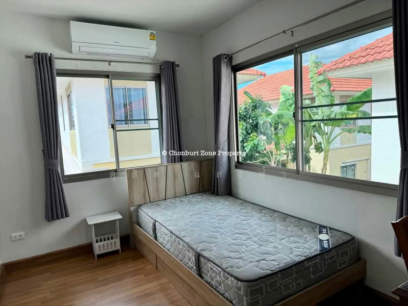 ให้เช่าบ้านเดี่ยว ม.เฮ้าส์ออฟคานารี สวนเสือ ศรีราชา, Chon Buri (Pattaya), Surasak, Si Racha, Chon Buri (Pattaya), 3 Bedrooms, 160 sqm, Single Detached House For Rent, by Dusit Saengfa, 500407128 - DDproperty.com