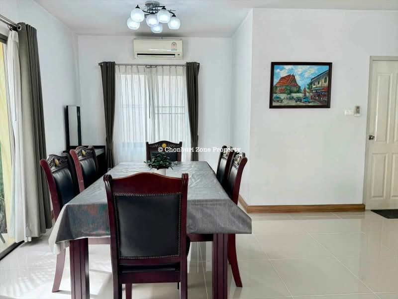 ให้เช่าบ้านเดี่ยว ม.เฮ้าส์ออฟคานารี สวนเสือ ศรีราชา, Chon Buri (Pattaya), Surasak, Si Racha, Chon Buri (Pattaya), 3 Bedrooms, 160 sqm, Single Detached House For Rent, by Dusit Saengfa, 500407128 - DDproperty.com