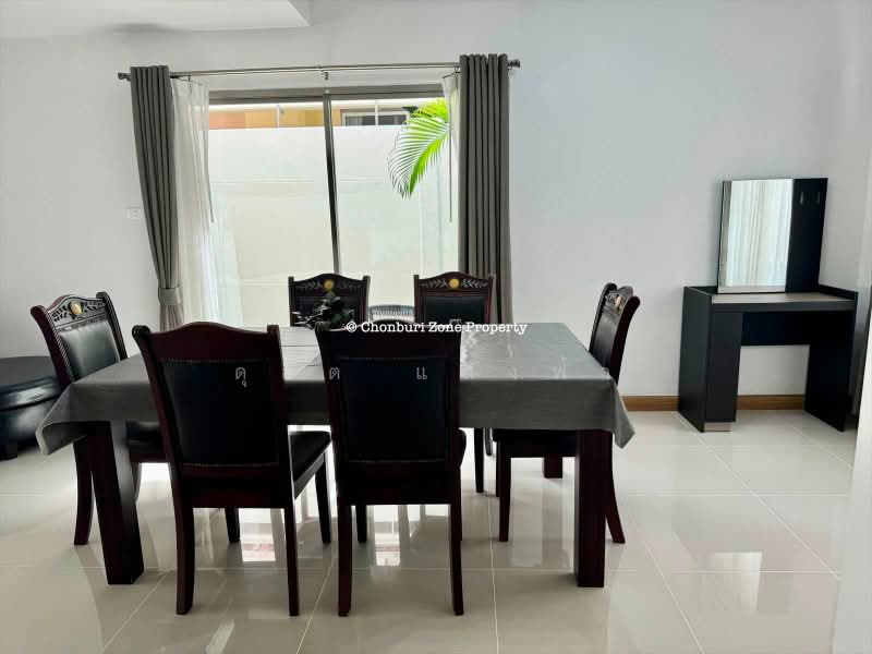 ให้เช่าบ้านเดี่ยว ม.เฮ้าส์ออฟคานารี สวนเสือ ศรีราชา, Chon Buri (Pattaya), Surasak, Si Racha, Chon Buri (Pattaya), 3 Bedrooms, 160 sqm, Single Detached House For Rent, by Dusit Saengfa, 500407128 - DDproperty.com