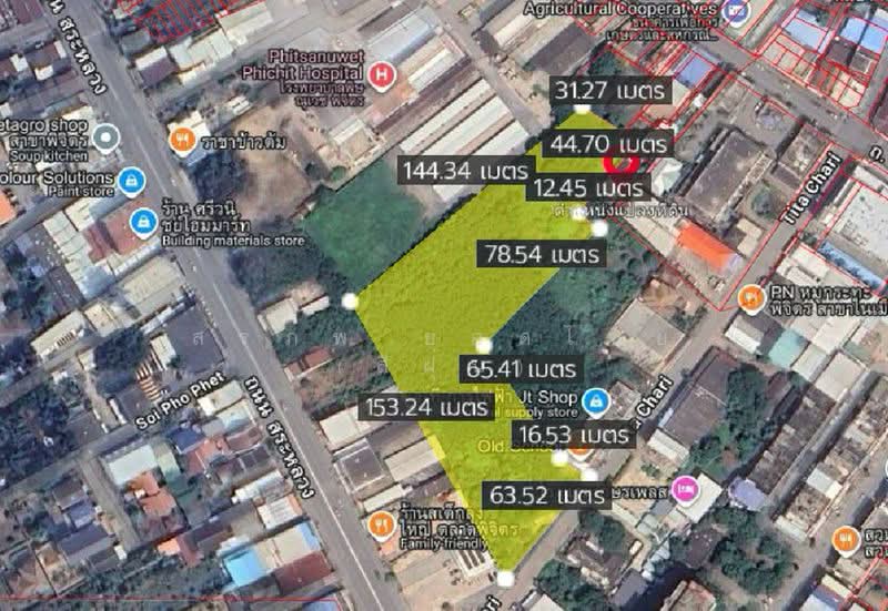 ที่ดินเปล่า 6-2-33 ไร่ ติดรพ.พิษณุเวช ติดถนนสาธารณะ ใจกลางเมืองพิจิตร จ.พิจิตร, พิจิตร, ในเมือง, เมืองพิจิตร, พิจิตร, 10,532 ตร.ม., ที่ดิน ขาย, โดย สรภพ ยอดไชย (สีฝุ่น), 500407535 - DDproperty.com