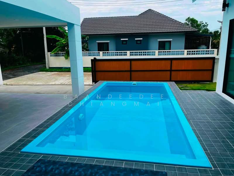 Luxury Pool Villa for Rent near Mae Kue Market, Chiang Mai Rental Price: 35,000 THB /month No.12P014, Chiang Mai, Sam Ran Rat, Doi Saket, Chiang Mai, 3 Bedrooms, 150 sqm, Single Detached House For Rent, by Baandeedee Chiangmai, 500407567 - DDproperty.com