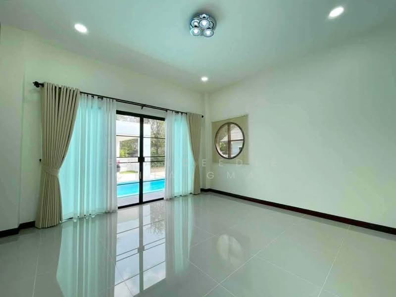 Luxury Pool Villa for Rent near Mae Kue Market, Chiang Mai Rental Price: 35,000 THB /month No.12P014, Chiang Mai, Sam Ran Rat, Doi Saket, Chiang Mai, 3 Bedrooms, 150 sqm, Single Detached House For Rent, by Baandeedee Chiangmai, 500407567 - DDproperty.com