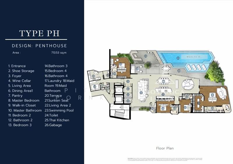 Botanica Hythe Condominium, Phuket, Choeng Thale, Thalang, Phuket, 4 Bedrooms, 710 sqm, Condo For Sale, by Pitiyaporn Pornkhuntod, 500407716 - DDproperty.com