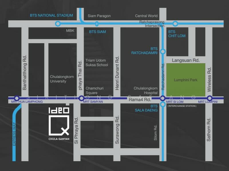 IDEO Q Chula - Samyan, Bangkok, 660-662 Rama 4 Road, Maha Phrutharam, Bang Rak, Bangkok, Studio, 25 sqm, Condo For Rent, by Sirithong Saetang, 500407740 - DDproperty.com