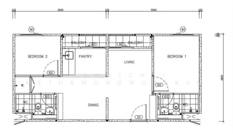 Plum Condo Mix Chaengwattana, กรุงเทพ, ถนนแจ้งวัฒนะ, ตลาดบางเขน, หลักสี่, กรุงเทพ, 46 ตร.ม., คอนโด ขาย, โดย Thawatchai Methawongworakul, 500407882 - DDproperty.com