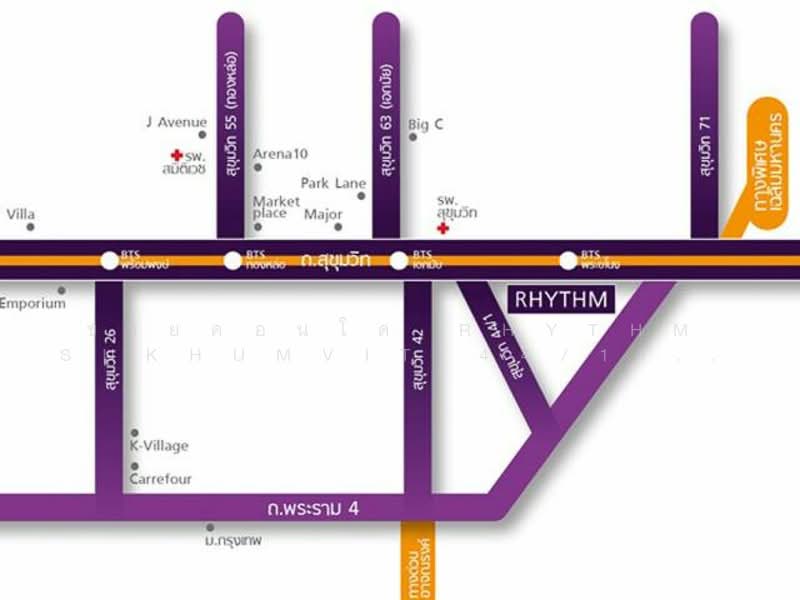 Rhythm Sukhumvit 44/1, Bangkok, Sukhumvit Road, Phra Kanong, Khlong Toei, Bangkok, 1 Bedroom, 48 sqm, Condo For Sale, by คุณแนน, 500407945 - DDproperty.com