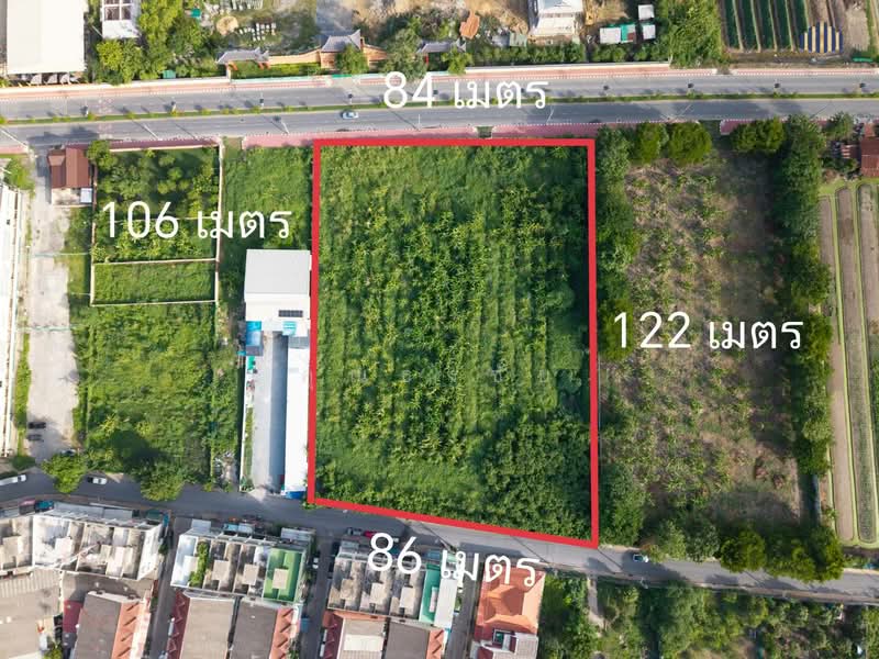 RedZone Land for Sale, 6 Rai 24 Sq.Wah, Opposite Wat Leng Noei Yi 2, Nonthaburi, เทศบาล 9, Sanoe Loi, Bang Bua Thong, Nonthaburi, , 9,696 sqm, Land For Sale, by คุณธงชัย, 500408241 - DDproperty.com