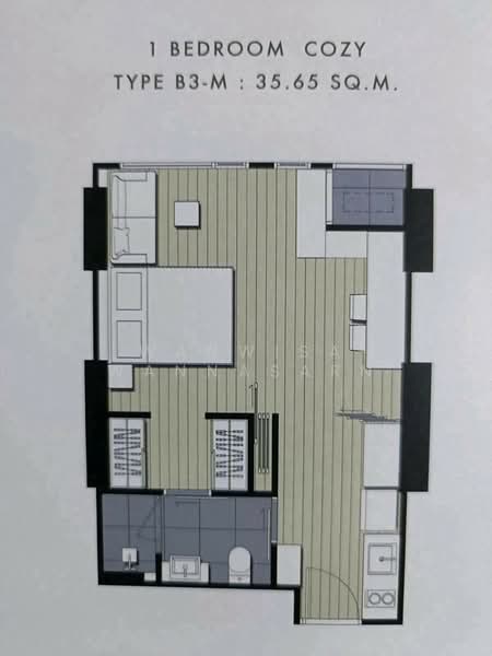 IDEO Mobi Rangnam, Bangkok, 107 Rang Nam Alley, Thanon Phaya Thai, Ratchathewi, Bangkok, 1 Bedroom, 35 sqm, Condo For Rent, by Wanwisa Wannasarn, 500408242 - DDproperty.com