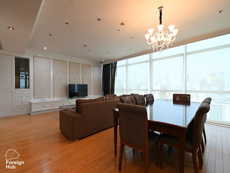 Athenee Residence, Bangkok, 65 Witthayu Road, Lumphini, Pathum Wan, Bangkok, 3 Bedrooms, 214 sqm, Condo For Rent, by Foreign Hub Estate, 500408525 - DDproperty.com