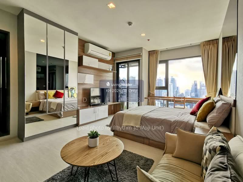 Rhythm Sukhumvit 36-38, Bangkok, 55 Soi Sukhumvit 36, Sukhumvit Road, Phra Kanong, Khlong Toei, Bangkok, Studio, 25 sqm, Condo For Sale, by Bridge Estate Thailand, 500408569 - DDproperty.com