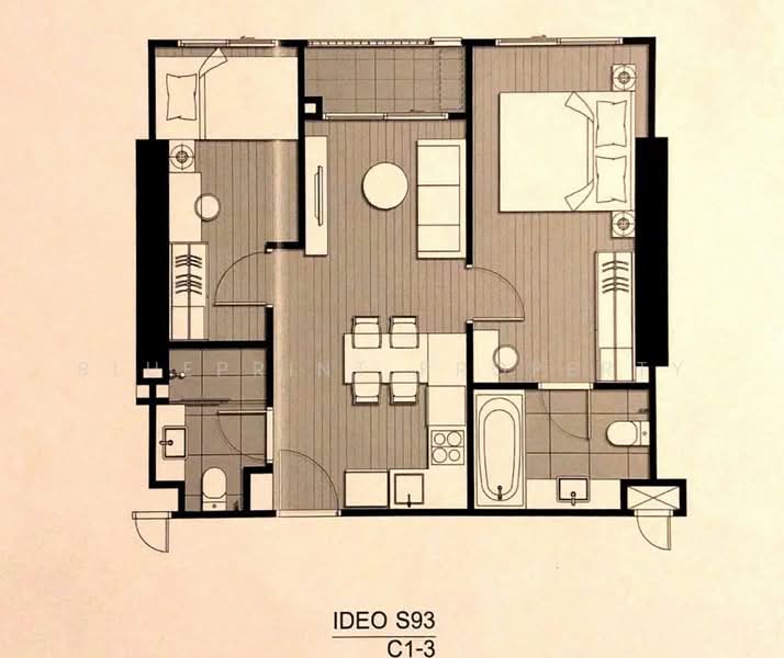 IDEO Sukhumvit 93 : ไอดีโอ สุขุมวิท 93, กรุงเทพ, 2331 ซอยสุขุมวิท 93, บางจาก, พระโขนง, กรุงเทพ, 52 ตร.ม., คอนโด ให้เช่า, โดย Blueprint Property, 500409237 - DDproperty.com