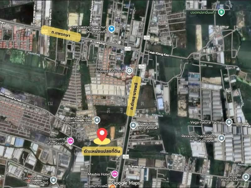ที่ดินเปล่า 4 ไร่ 382 ตร.ว. ที่ดิน ใกล้เทศบาลตำบลแพรกษา ตลาดสดแพรกษา ถนน อบจ. สมุทรปราการ3074, สมุทรปราการ, ถนน อบจ. สมุทรปราการ3074, แพรกษาใหม่, เมืองสมุทรปราการ, สมุทรปราการ, 7,928 ตร.ม., ที่ดิน ขาย, โดย คุณ ณัฐสิน ตรีเพ็ชร (คิริน), 500409392 - DDproperty.com