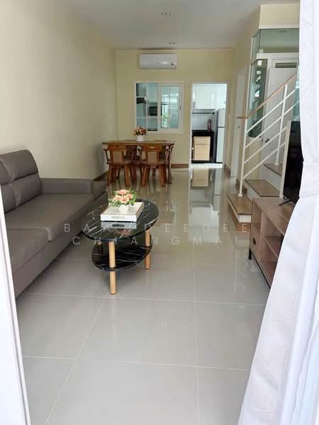 Townhome for rent near Meechok Plaza, Chiang Mai Rental Price: 25,000THB/month Property ID: No.5H671, Chiang Mai, San Phi Sua, Muang Chiang Mai, Chiang Mai, 3 Bedrooms, 110 sqm, Townhouse For Rent, by Baandeedee Chiangmai, 500409497 - DDproperty.com