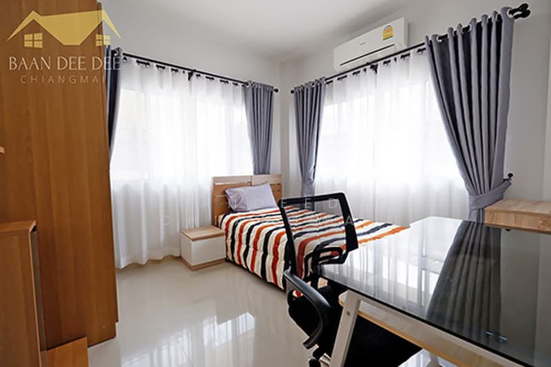 บ้านให้เช่า – ใกล้สนามกอล์ฟ M Sport Complex เพียง 10 นาที ค่าเช่า 18,000 บาท / เดือน No.13H548, เชียงใหม่, ต้นเปา, สันกำแพง, เชียงใหม่, 130 ตร.ม., บ้านเดี่ยว ให้เช่า, โดย Baandeedee Chiangmai, 500409679 - DDproperty.com