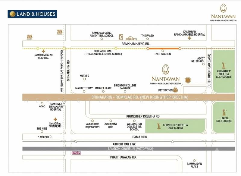 Nantawan Rama 9 - New Krungthepkreetha : นันทวัน พระราม 9 - กรุงเทพกรีฑาตัดใหม่, กรุงเทพ, สะพานสูง, กรุงเทพ, 302 ตร.ม., บ้านเดี่ยว ขาย, โดย Next Step Property, 500409813 - DDproperty.com