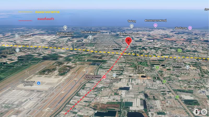 Land on King Kaew Road, 2 km. from Suvarnabhumi Airport, Samut Prakan, กิ่งแก้ว, Bangphli Yai, Bang Plee, Samut Prakan, , 3,200 sqm, Land For Sale, by Isaree Nakhayuenyongsuk, 500410147 - ที่ดินติด ถ.กิ่งแก้ว ใกล้สุวรรณภูมิ - DDproperty.com
