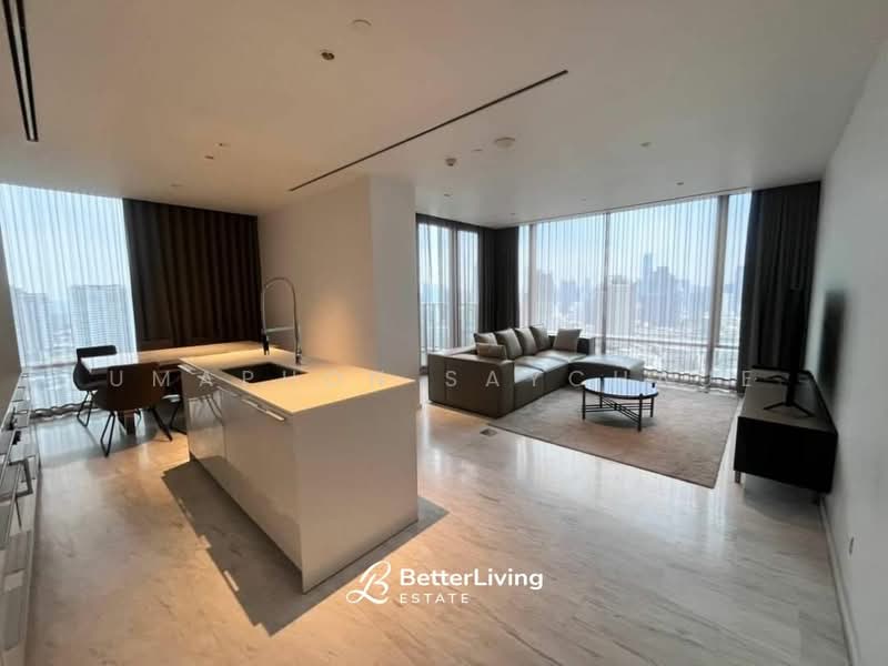 Four Seasons Private Residences, Bangkok, 300 Charoen Krung Road, Yan Nawa, Sathon, Bangkok, 2 Bedrooms, 116 sqm, Condo For Rent, by Umaphon saychaue, 500410588 - DDproperty.com