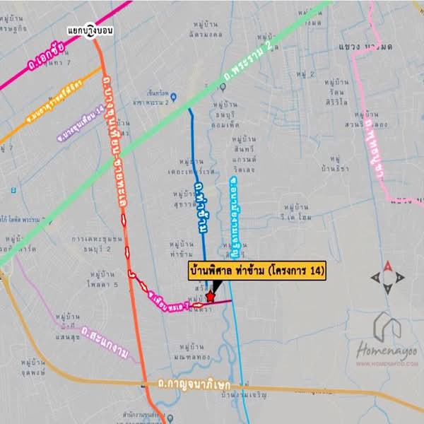 บ้านพิศาล โครงการ 14, กรุงเทพ, แสมดำ, บางขุนเทียน, กรุงเทพ, 130 ตร.ม., ทาวน์เฮ้าส์ ขาย, โดย AJHOMECENTER- คุณติ๊ก, 500410630 - DDproperty.com