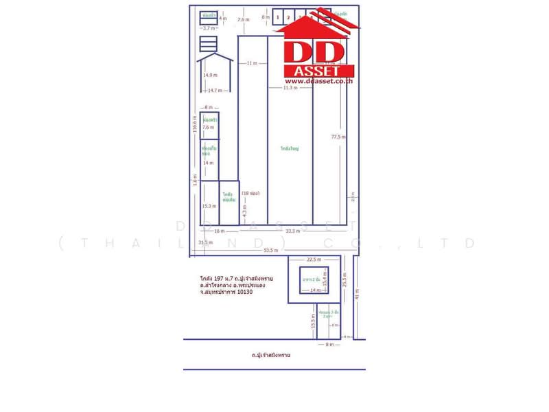 ขาย โกดัง โรงงาน ปู่เจ้าสมิงพราย พระประแดง สมุทรปราการ รหัส : F8048, Samut Prakan, Sam Rong Klang, Phra Pra Daeng, Samut Prakan, , 7,210 sqm, Warehouse/Factory For Sale, by DD Asset (Thailand) Co.,Ltd, 500410942 - DDproperty.com